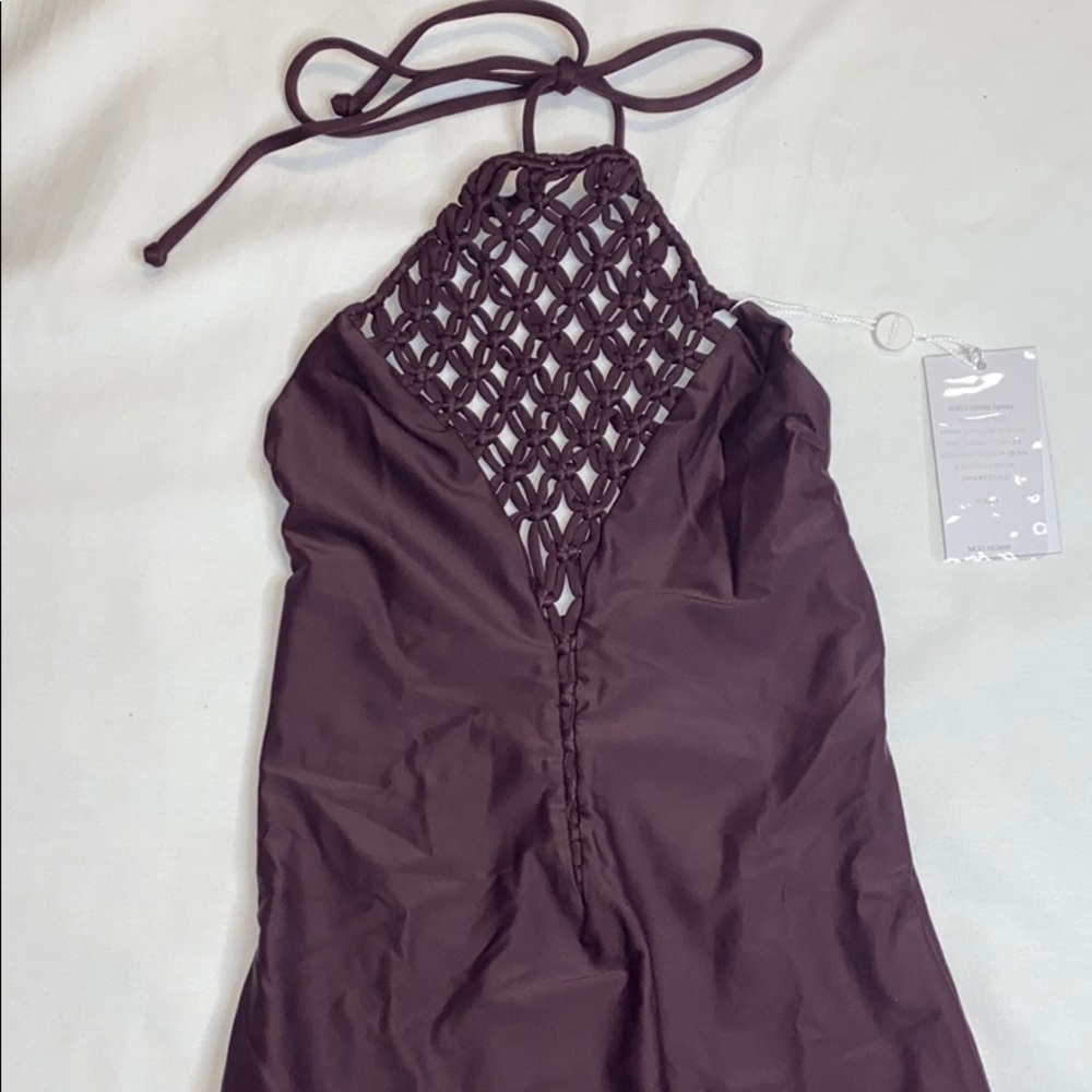MIKOH Avalon Macrame One Piece Swimsuit Sz S - Picture 5 of 10